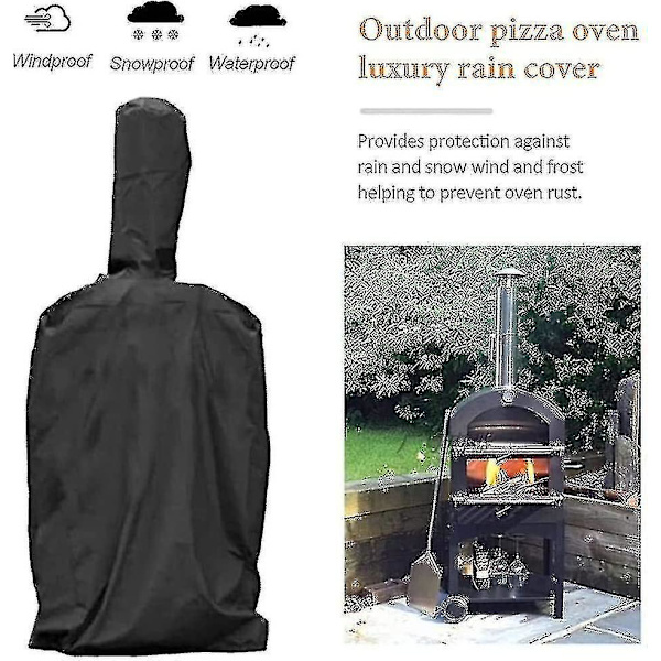 Pizzauunin suojus, ulkokäyttöön tarkoitettu pizzauunin suojus, raskas, vedenpitävä