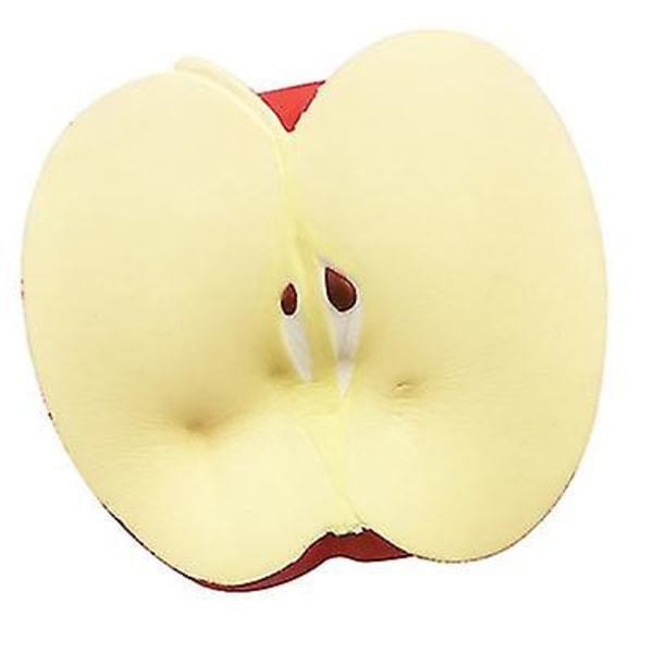 Stor størrelse æble langsom rebound legetøj squishy vent dekompression pu legetøj（24cm*23cm*13cm，rød）