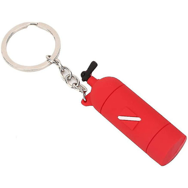 Mini sukellusaiheinen avaimenperä (punainen)