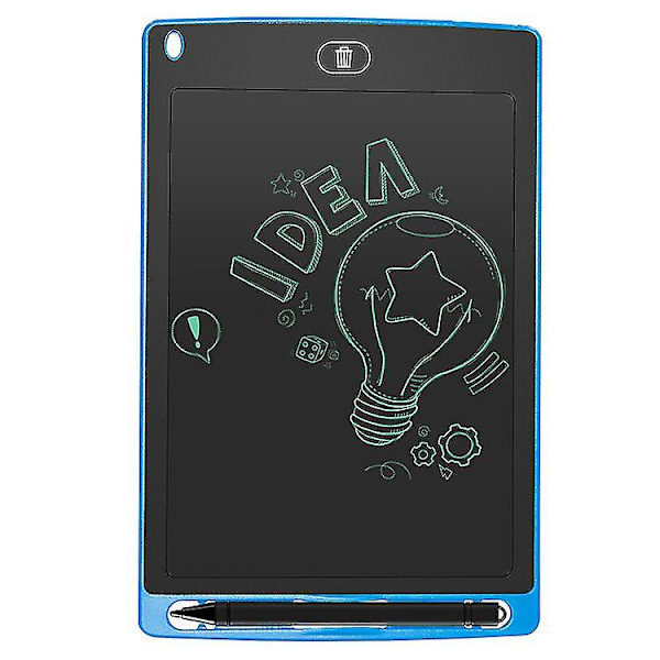 8,5 tuuman LCD-piirtotaulu, doodle-tabletti, opetuskäyttöön tarkoitettu käsin kirjoitettava muistio (sininen)