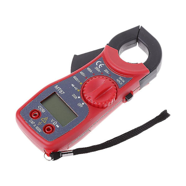 Lcd Digital Voltmeter Amperemåler Ohmmeter Multimeter Volt Ac Til Dc Tester Klemme Mig
