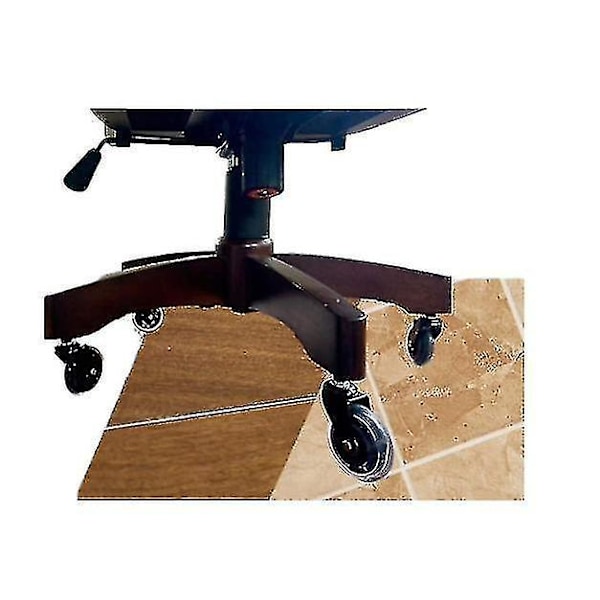 Kontorstol hjul erstatning hjul 4 stk Universal Fit Hardware Tregulv teppe 3 tommer