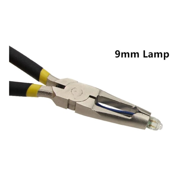 1 STK 9MM/12M LED-lampa Pärlor Strängljusklämmor RGB Pixel Julmodul Sockel Lampreparation Specialinstallationsverktyg Handtång