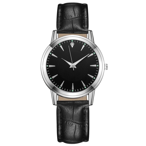Snyggt minimalistiskt mode med remskiva Kvartsklocka watch för kvinnor