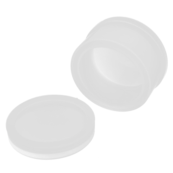 Transparent silikonlåda form DIY hantverk gör formar runda smycken förvaringslåda form