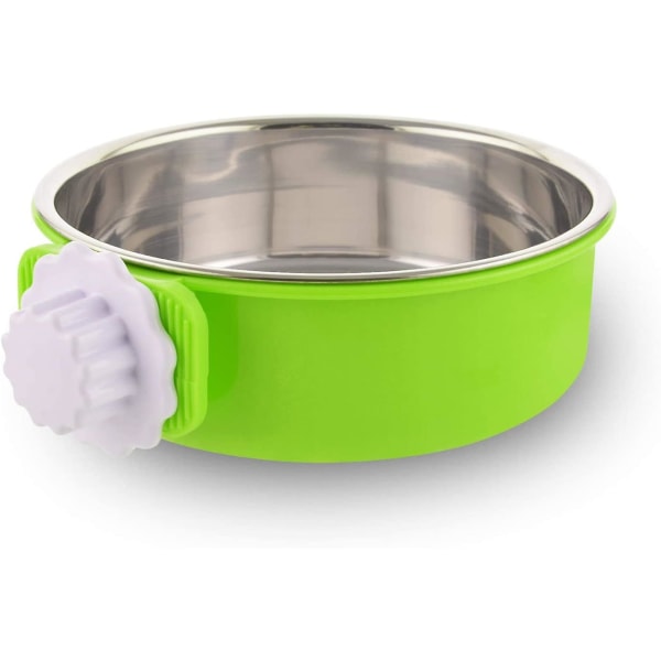 Detachable Stainless Steel Dog Bowl（Green）