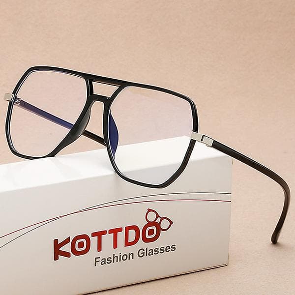 Fashion Oversized Transparent Computer Anti-blue Light Glasses [sort]