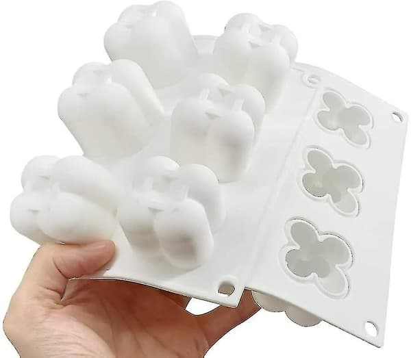 Mousse kageform silikone bageform - 3d bageforme diy form, 15 huller lille magiske ba