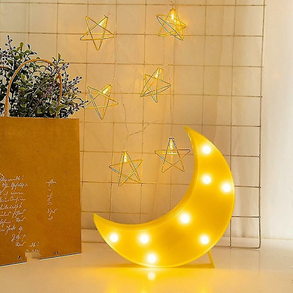 Creative Cloud Moon LED nattlampa