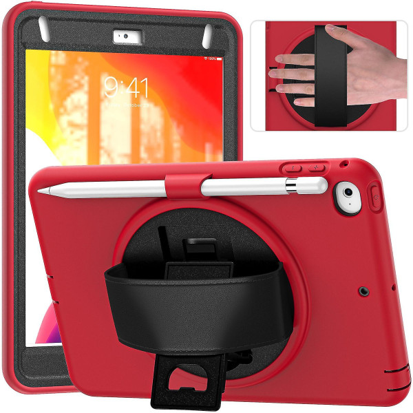 Heavy Duty Protection Case För Ipad Mini 4/5 Med Handrem, Penhållare, Full Protection Cover