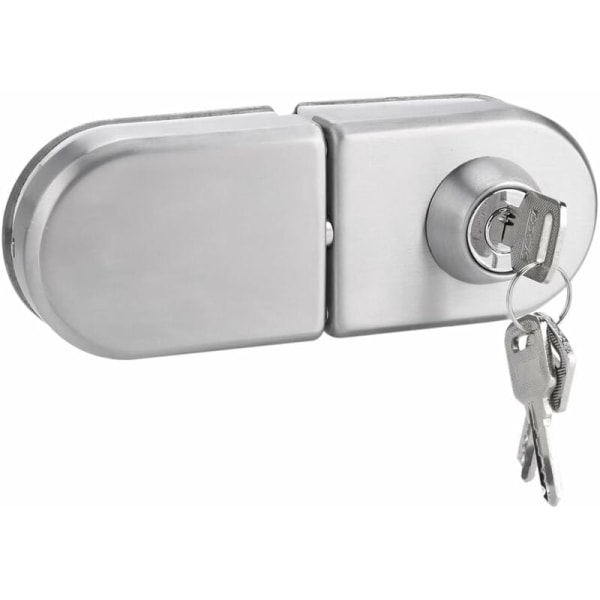 10 12 mm rostfritt stål glasdörr stöldskyddslås med på/av-knapp för hemmahotell kontor badrum