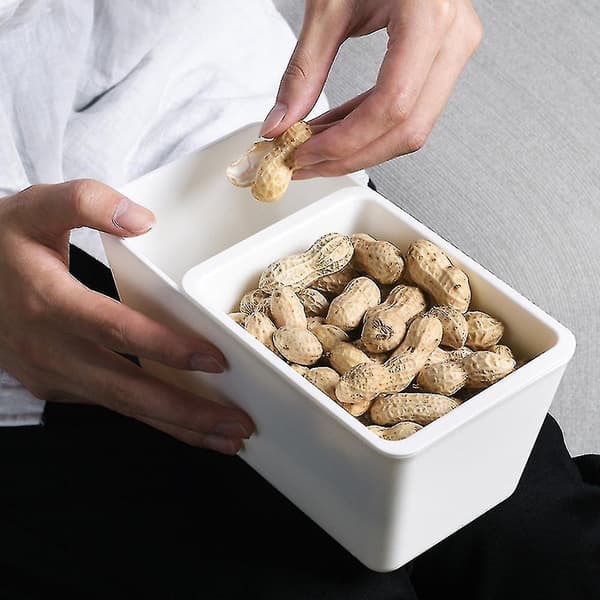 Oppbevaringsboks for fruktsnacks Praktisk snacksbeholder for oppbevaring av snacks Skrivebordsavfall