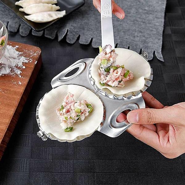 Användbar rostfri degknyckare för dumplings