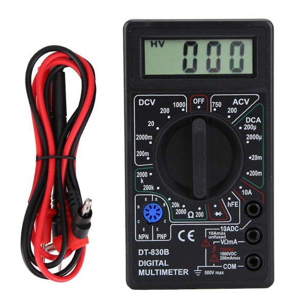 Digital Multimeter Voltmeter Handheld Current Resistance High-precision Digital Multimeter For Measuring Continuity