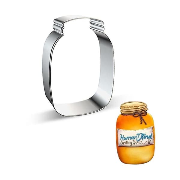 Kjeksform Delikat DIY Rustfritt Stål Flaskeform Baking Cookie Cutter for