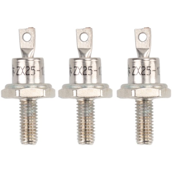 3PCS Likrikterdiod Spiral 25A Järnspiral Likriktermodul med Hög Hårdhet Ersättning för Generator (Anod)