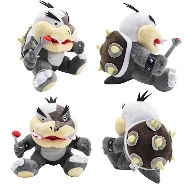 7\" Super Mario plysjdukke Morton Koopa Jr. plysj Super Mario Bros Koopaling plysjleker utstoppede figurer