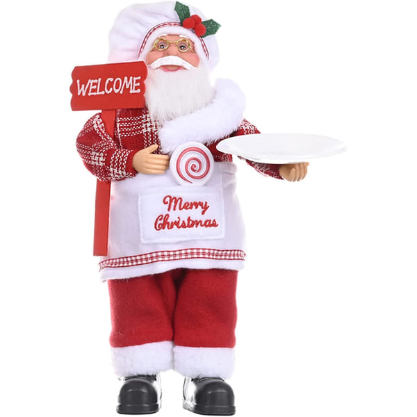Piao Jultomte Plyschfigur Stående Jultomte Stoppade Dockor Dockprydnader Söta Jul Dekoration Jul Dekoration Prydnad