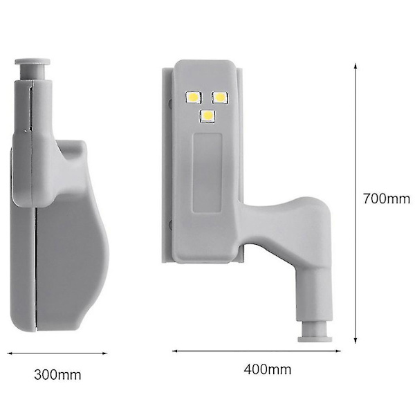 5 st Universal Led Under Cabinet Light Cupboard Inner Hinge Lamp Kitchen Light