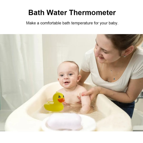 Badvattentermometer Badrum Baby Baby Barn Flytande gummianka duschtermometer