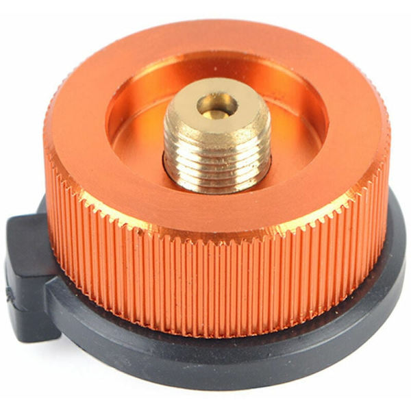 Pcs Campingspisadapter Propangasadapter Lindalventil Butangasbehållare Adapter Cylinder Gastankomvandlare Orange