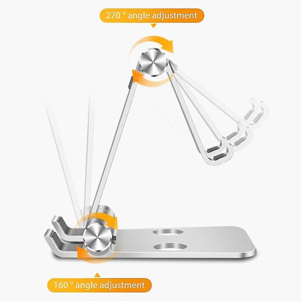 Sammenklappelig Tablet Stativ Universal Pladsbesparende Sammenklappelig Til Hjemmekontoret
