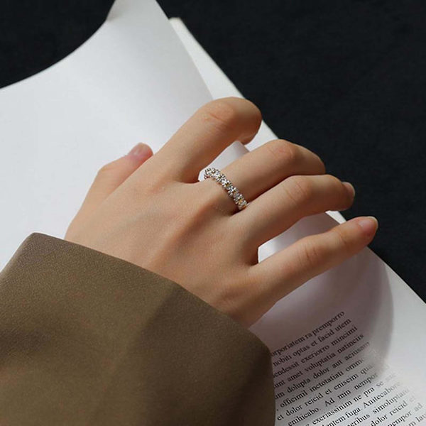 Moderigtig Daisy Ring til kvinder - Blomstret, yndig, sød forlovelses- og vielsesring