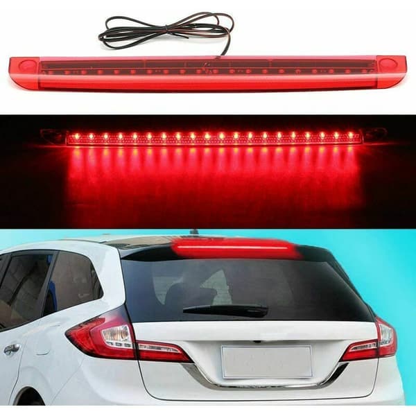 Universell 24 LED bakbromsljus, tredje bromsljus, rött