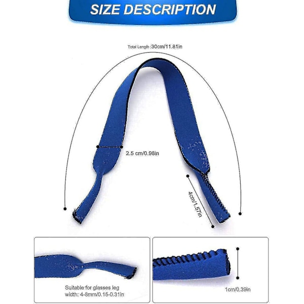 By Toddler Kids Floating Neop Sunglass And Glasses Ss Boys Girls Sports Wide Frame Eyewear Retainer3pcs