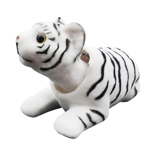 Søt bildekorasjon for dashbord - Hvit tiger