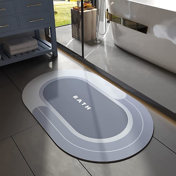 Badrumsmatta - Innovativ badrumsmatta med superabsorberande, snabbtorkande och smutsavvisande egenskaper