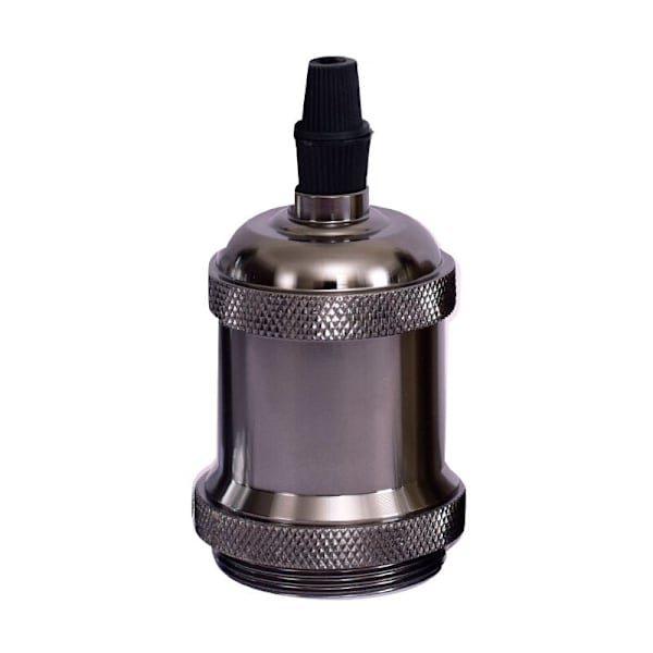 En uppsättning av 3-Socket E27 Spiral DIY Retro Lamp Adapters för Pendel Ljus Suspension, Pärlsvart