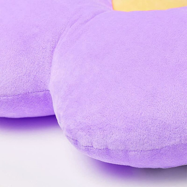 Blomformad sittdyna, 20\" x 20\", tuftad avslappnande kudde pouf för barn och vuxna, sittdyna för sovrum, läshörna, spel