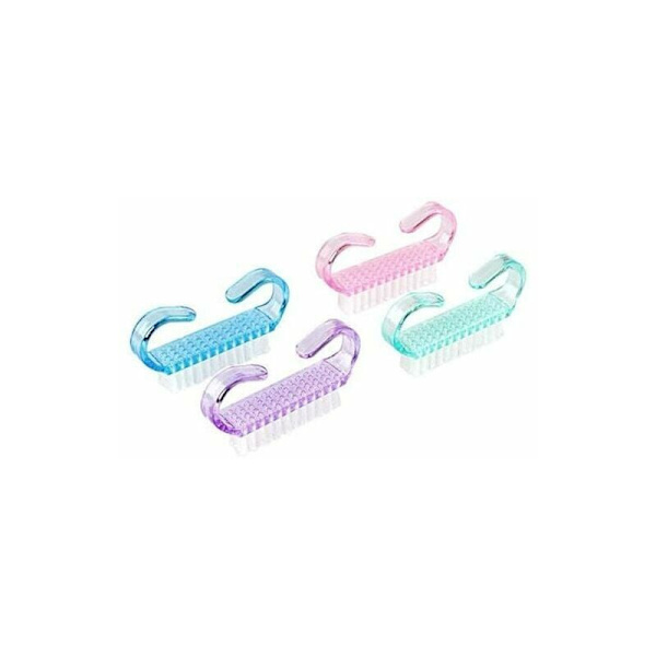 4 st nagelborste, plastnagelborste