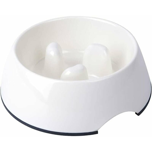 Långsam utfodring hundskål melamin anti-svälj långsam utfodringsskål BPA-fri rolig interaktiv hundskål