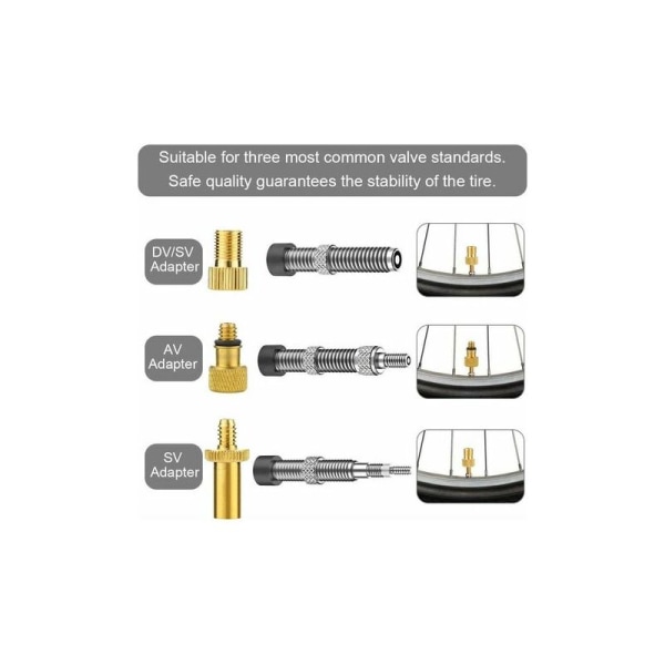 26 st cykelpumpadapter cykelventil adapter däckventilkonverter LYLM