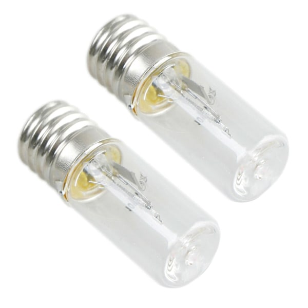 2x UVC-lampe for fjerning av midd - Bakteriedrepende pærer UV DC 10v UV-pære E17 3w Desinfeksjon