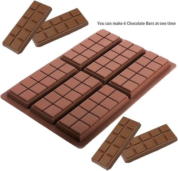 Silikoneforme Chokoladebar Slikforme Slikforme Geléforme Rektangel