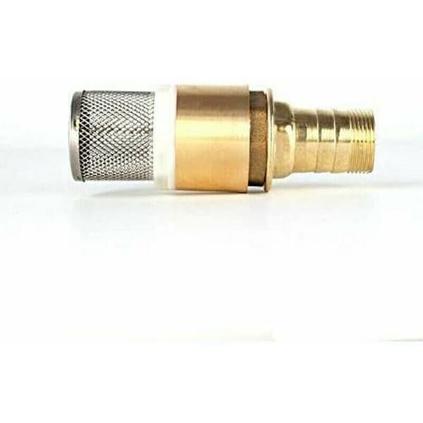 Kontrollventilsil - med sil i rostfritt stål och envägsventil/backventil/pumpbackventil 88 x 37mm