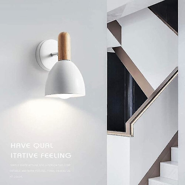 E27 Art Enkel Sengelampe Lampe Lys Soveværelse Soveværelse Belysning Lampe Nordisk Stil Enkel Moderne Cre