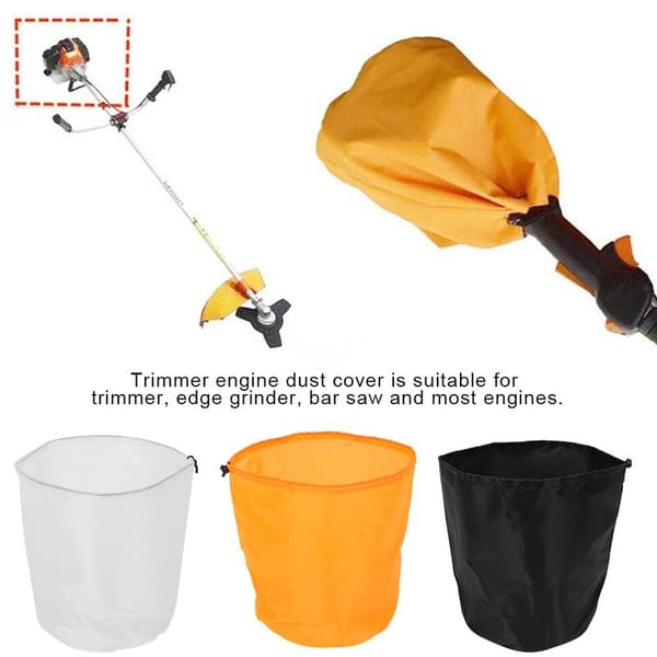 3 st justerbart gräsklippare trimmer motor dammskydd polyester dammskydd