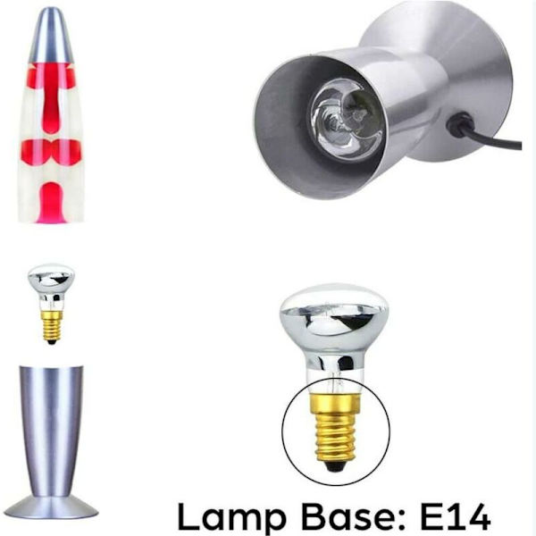 BF(4st) R39 E14 Reflekterande Spotljuslampa 25W E14 Lavalampa R39 Reflekterande Ljuslampa 25W E14 R39 Lavalampa