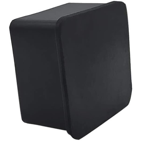 8-paknings antiskli gummibeinkapper for stoler, møbler, bord, 5,0 cm (2-tommers), firkantet, svart