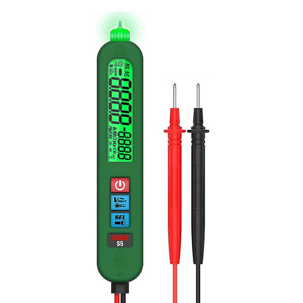 Fuldautomatisk smart digital multimeter multifunktionel live wire detektor tester til ledningskontinuitetsdetektion（S5）