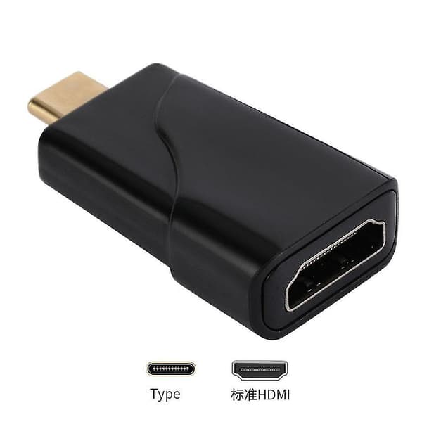 Usb-c til Hdmi-adapter Skjermprojeksjonslyd Video 4k Hd Mini-konverter