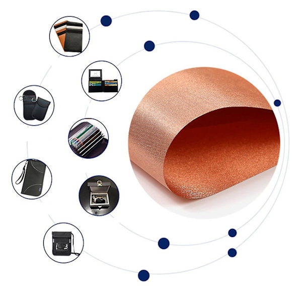 Emf-skyddstyg, Faraday-tyg Emf-skyddskläder Faraday-väskor, grade Emf-skärmtyg, emp-skärmning Anti-strålning Isolering（3m）