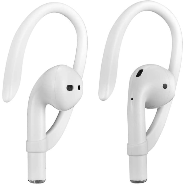 2 par AirPods med silikon sports anti-tap ørekroker