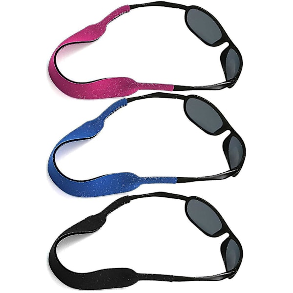 Flytande neoprenglasögon och glasögonhållare för småbarn, 3-pack