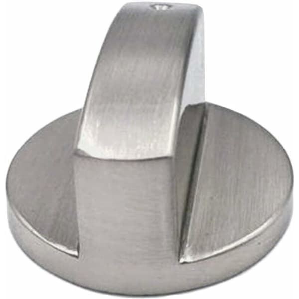 5-pack 6mm silver metallgasspisknoppar för ugnsomkopplare - MODOU