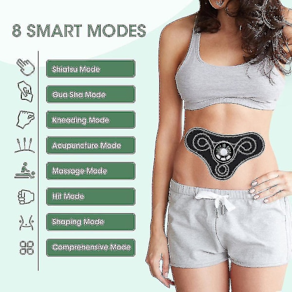 Ems magmuskelplåster multifunktionell Ems mikrostrom mini massager lindrar magmuskelsmärta smart massage